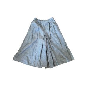 Light blue culottes vintage high rise cropped pants wide leg 70’s women’s small